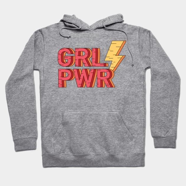 GIRL POWER Hoodie by CANVAZSHOP